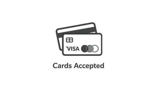 Cards accepted